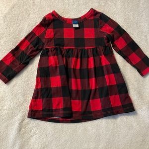 Buffalo plaid dress